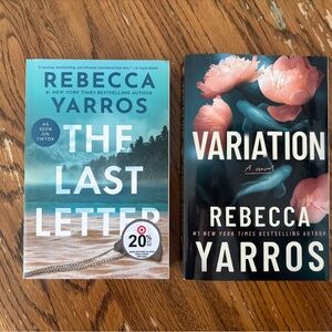 Rebecca Yarros Book Set - The Last Letter & Variation